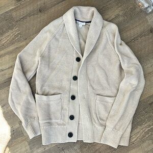 Gap 100% cotton cream sweater size small.